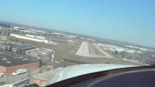 preview picture of video 'Pilot View! Landing at Toronto Buttonville CYKZ RWY 33, base + final'