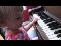 Paige Playing Piano 16 Months