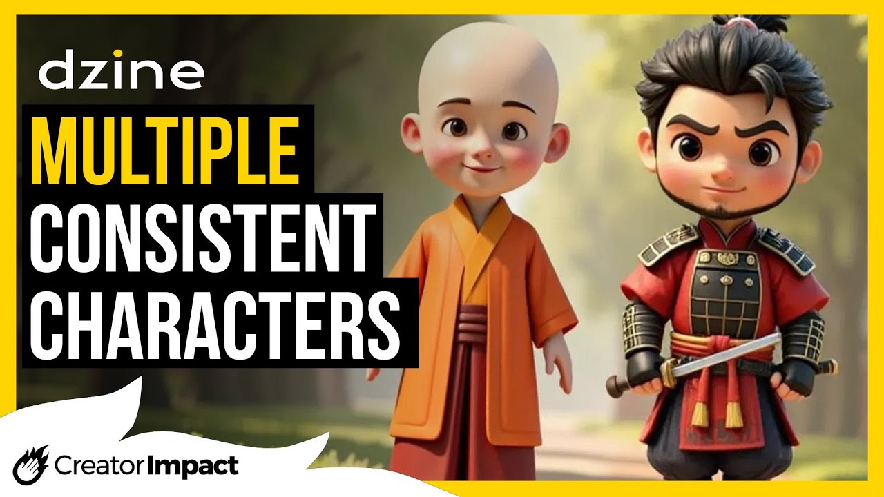 One image, MULTIPLE Consistent Characters with AI! (Dzine AI Update!)