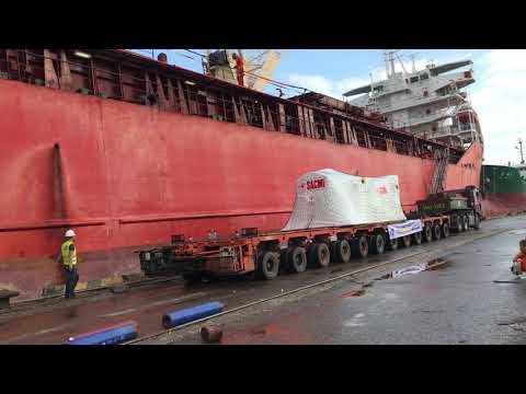 A&L CARGO handled 04 heavy units of Sacmi pressing machine (68tons per each)