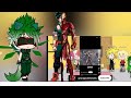 MHA React To Deku As Iron Man