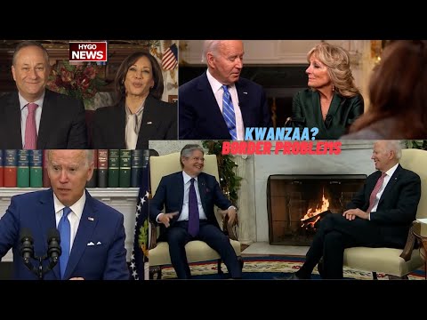 Do Indians & Jamaicans celebrate Kwanzaa? Biden Caribbean Vacation; Border problems