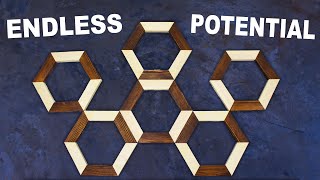 Making Beautiful Hexagon Wall Art From Scratch!