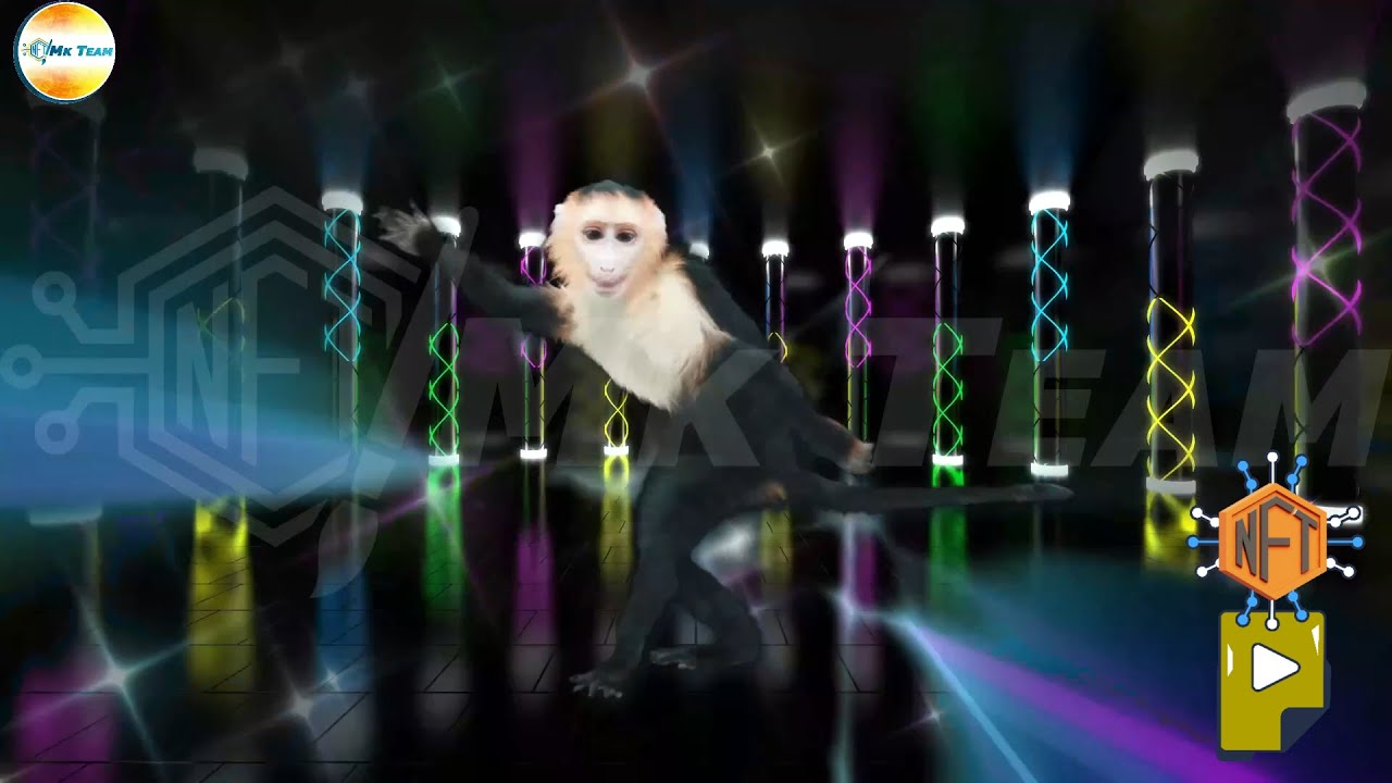 #buynfts  NFT dancing monkey animation  #nftprojects #nftmkteam