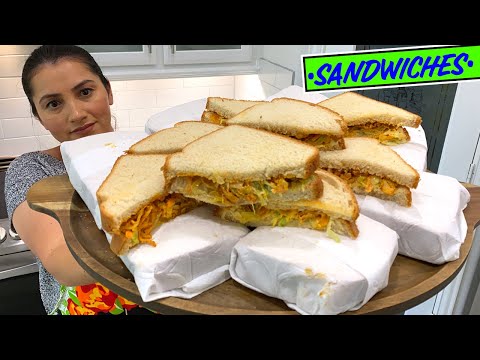 Sandwich de pollo salvadoreno 🤩👌 **En 🇺🇸 USA**
