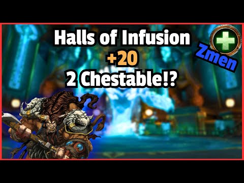 Halls of Infusion +20 Can we 2 Chest!? - Zmok Resto Shaman PoV