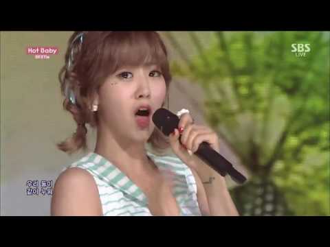베스티 BESTie Hot Baby @인기가요 Inkigayo 140803