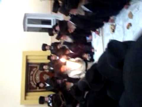 Munkatch rebbe havdalah in munkachevo