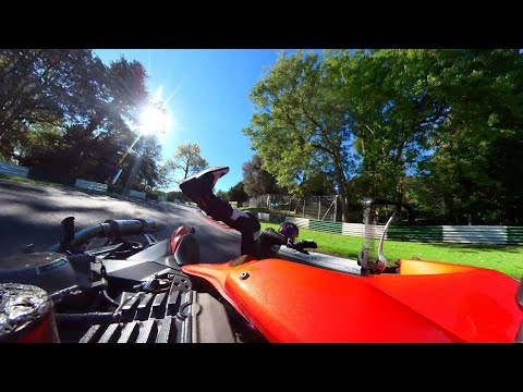 First time round Cadwell Park on my Kawasaki Z750s ended in a small crash