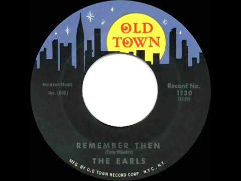 1963 HITS ARCHIVE: Remember Then - Earls