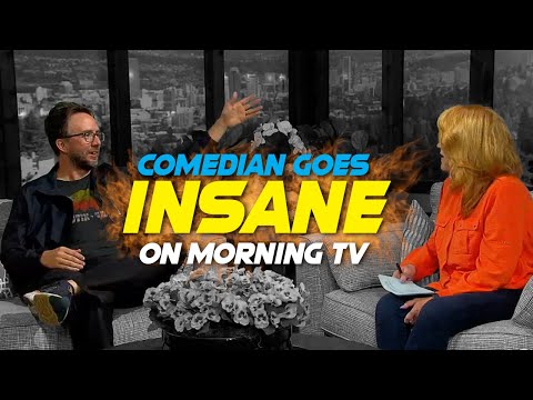 Comedian Goes INSANE on Morning TV