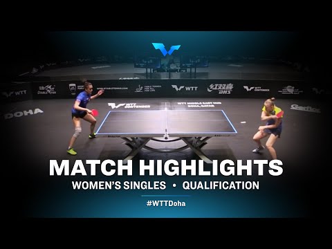 Batra Manika vs Ganna Gaponova | WTT Contender Doha 2021 | Women's Singles | QUAL Highlights
