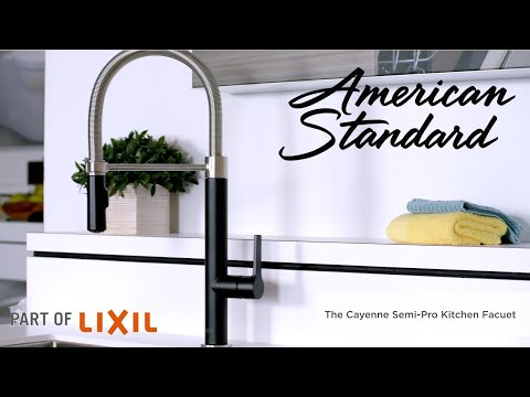 Cayenne® Semi-Pro Kitchen Faucet With Soap Dispenser // MATTE BLACK // YouTube Video