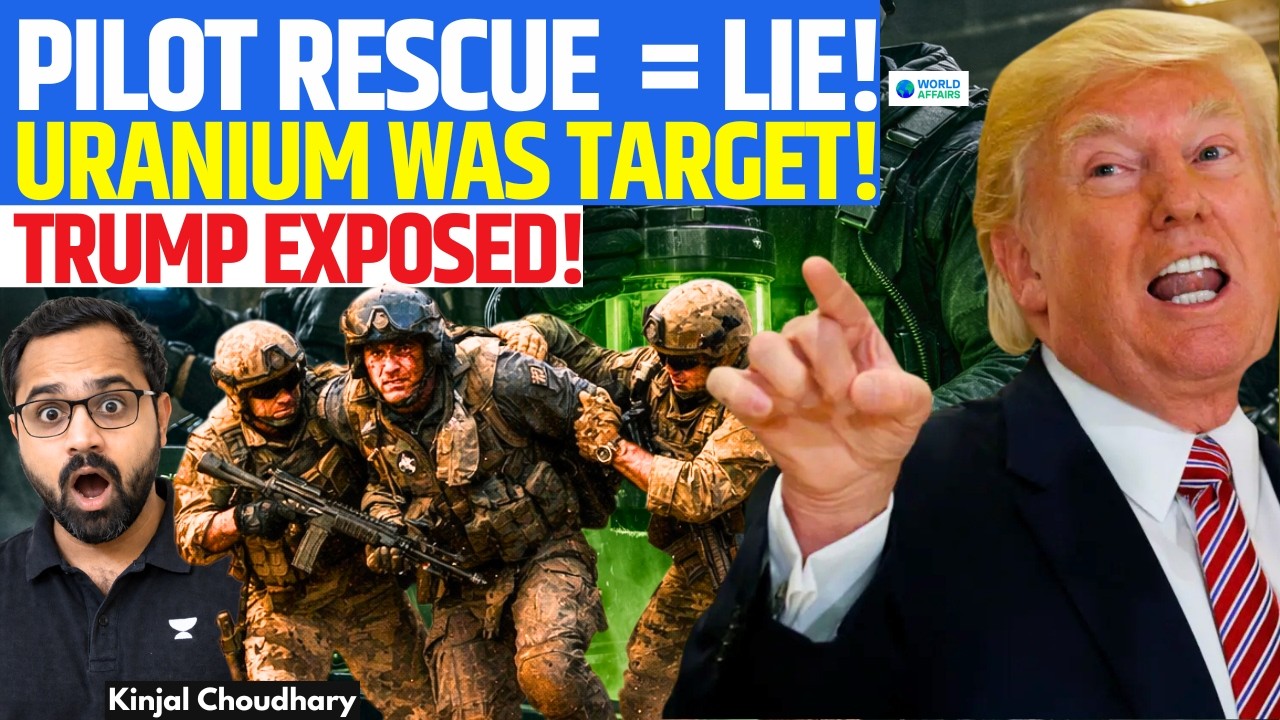 Fake US Pilot Rescue? Secret Isfahan Landing to Seize Uranium | Trump Exposed | Kinjal