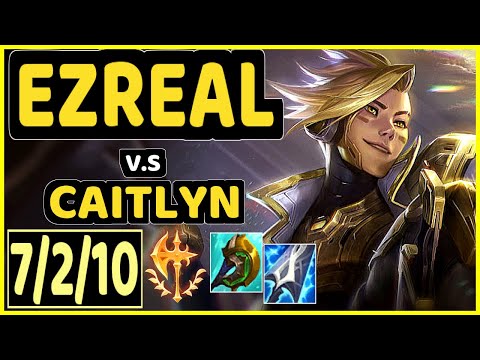 JUZINHO (EZREAL) vs CAITLYN - 7/2/10 KDA BOTTOM ADC GAMEPLAY - BR Ranked GRANDMASTER