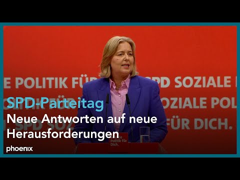 SPD-Parteitag: Bewerbungsrede von Bärbel Bas zum Parteivorsitz am 27.06.25