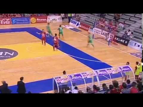 Gol Rafa Usín (1-2) ElPozo Murcia – Magna Gurpea. Cuartos Play Off