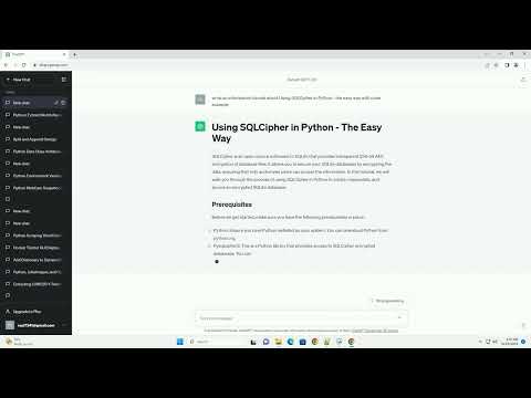 Using SQLCipher in Python the easy way