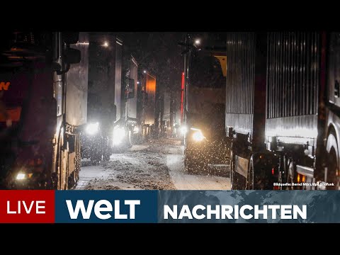 DEUTSCHLAND: Glatteis - Nachts lange Staus und massenweise Schnee erwartet | WELT Newsstream
