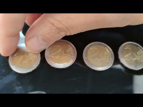 4 pièces de 2 EUROS commémoratives !