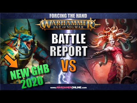 BATREP: Seraphon vs Daughters of Khaine, Age of Sigmar, Generals Handbook 2020, AOS Batrep