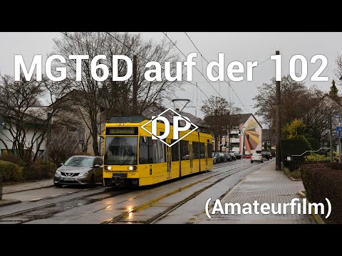 [DUEWAG/SIEMENS MGT6D] auf der Linie 102 (selten!)