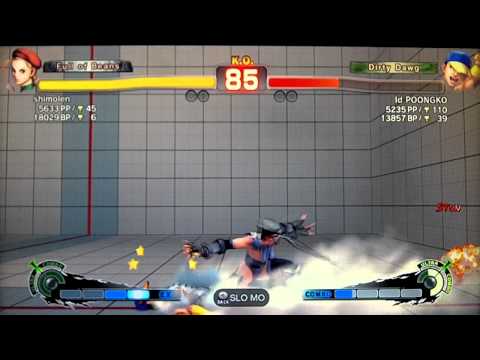 SSF4 AE:2012 shimolen (Cammy) vs POONGKO (Yun)