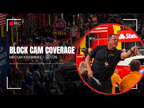 Mecum Kissimmee Live Block Cam: Saturday, Jan. 17, 2026