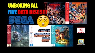 ALL 5  Data Discs LPs - SEGA RETRO GAME VINYL SOUNDTRACKS Unboxing