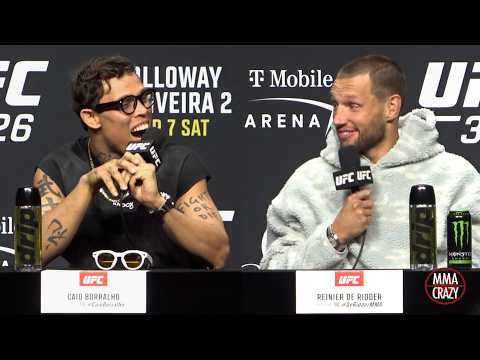 Caio Borralho vs. Reinier de Ridder Press Conference Highlights for UFC 326