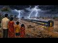 Journey To Grandma S House And The Train Got Stuck In A Flood In The Middle Of The Night 90s