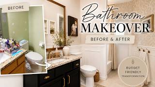 Bathroom Makeover on a Budget | Affordable Bathroom Transformation