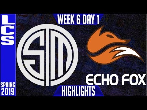 FOX vs TSM Highlights | LCS Spring 2019 Week 6 Day 1 | Echo Fox vs Team Solomid