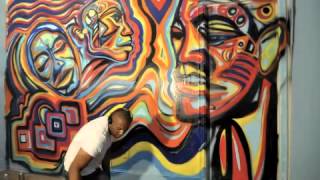Wall Mural Artist Let Em Go Atlanta Art Corey Barksdale Hip Hop Music Art Graffit Street Art
