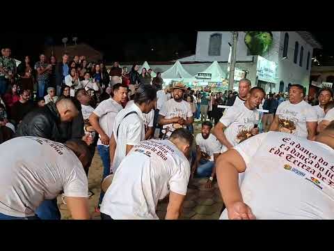 Tamborzeiros de Chapada do Norte MG na Descida Cultural da Festa do Rosário de Francisco Badaró MG 