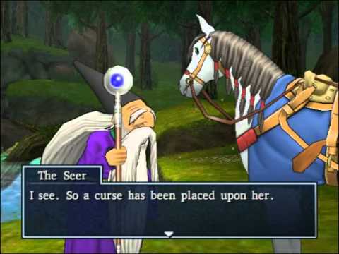 94 Dragon Quest 8 Cut-scene - Finding the Wizard at the Mystical Spring