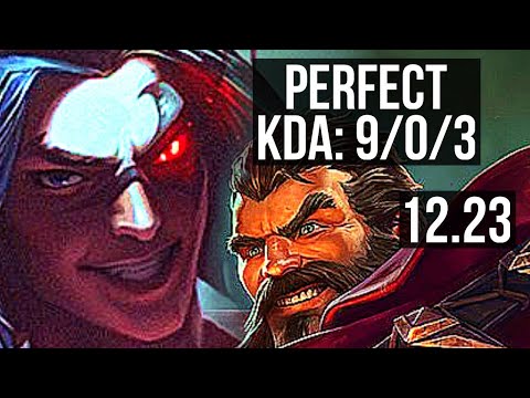 KAYN vs GRAVES (JNG) | 9/0/3, Legendary, 300+ games | EUW Master | 12.23