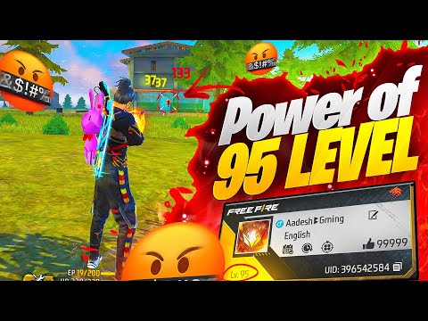 POWER OF 95 LEVEL 🔥 || SOLE VS SQUAD HARD LOBBY_GARENA FREE FIRE