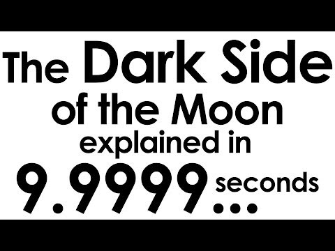 10秒でわかる「月の裏側」の説明 (The Dark Side of the Moon explained in ten seconds)