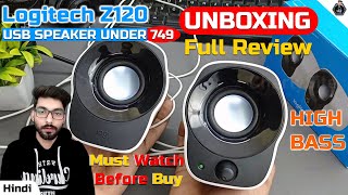 logitech z120 stereo speaker UNBOXING,Review | logitech z120 SOUND TEST,Best usb speakers under 1000