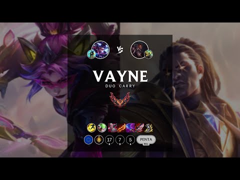 Vayne ADC vs Lucian - EUW Grandmaster Patch 12.11