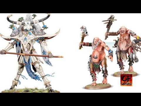 Sons of Behemat and Lumineth Realm-Lords: Giants & Cows
