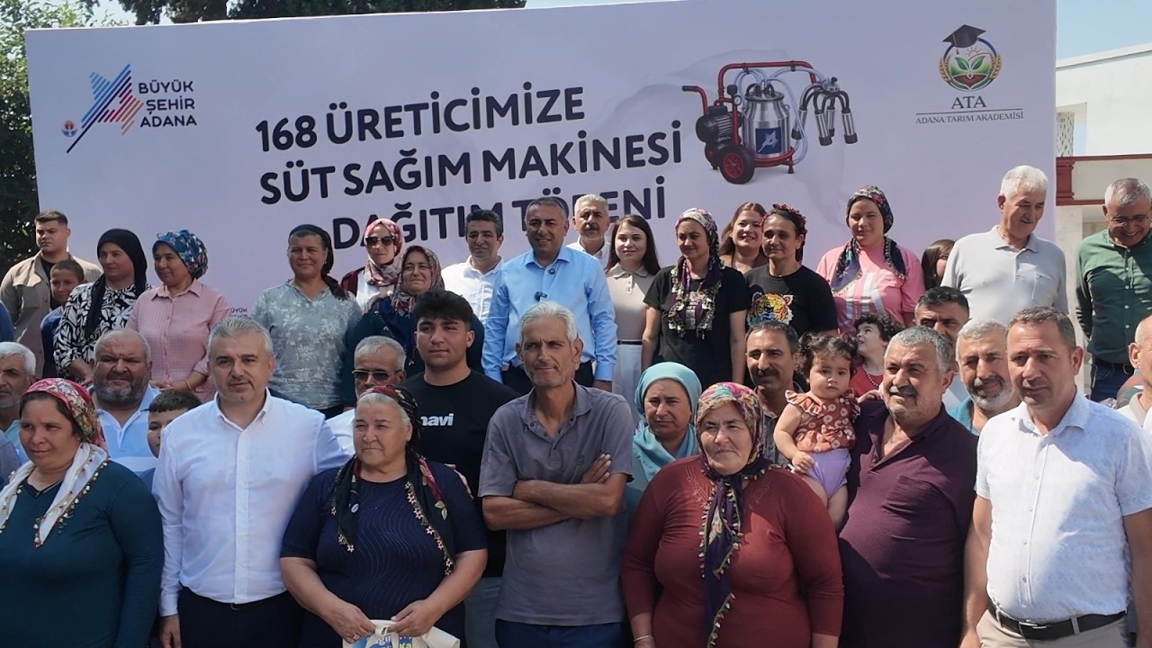 Kılıçlı'da Süt Üreticilerimize 168 Adet Süt Sağım Makinesi Dağıttık
