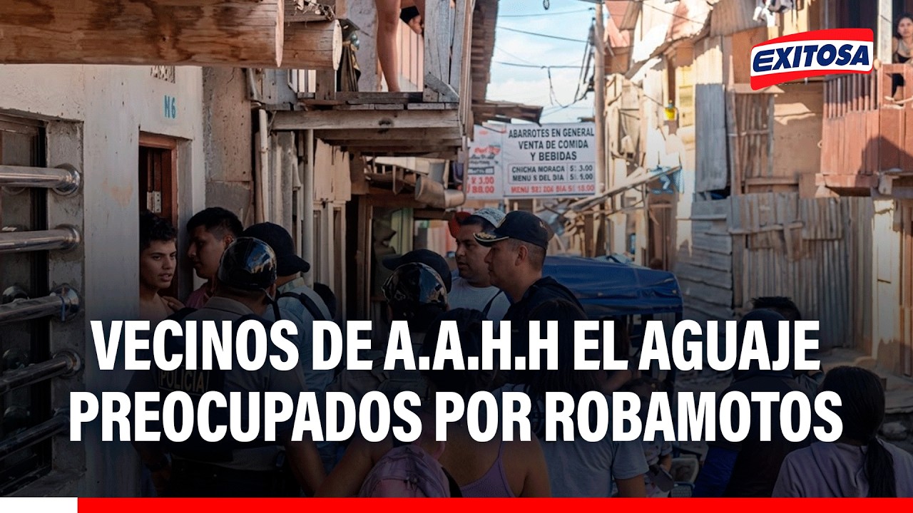 🔴🔵 Moradores de El Aguaje piden mayor seguridad y vigilancia en la zona