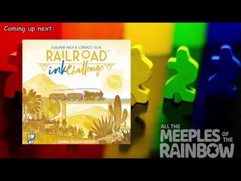 All the Games with Steph: Railroad Ink Challenge: Shining Yellow