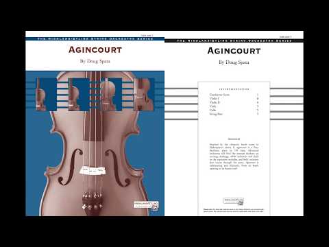 Agincourt, by Doug Spata – Score & Sound