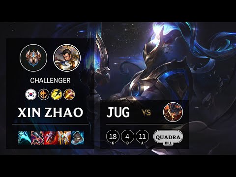 Xin Zhao Jungle vs Rumble - KR Challenger Patch 11.12
