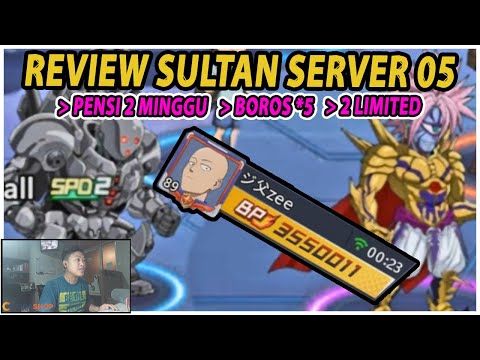 🔥🔥REVIEW AKUN SULTAN YANG SUDAH PENSI SELAMA 2 MINGGU (SERVER 05) - ONE PUNCH MAN:The Strongest