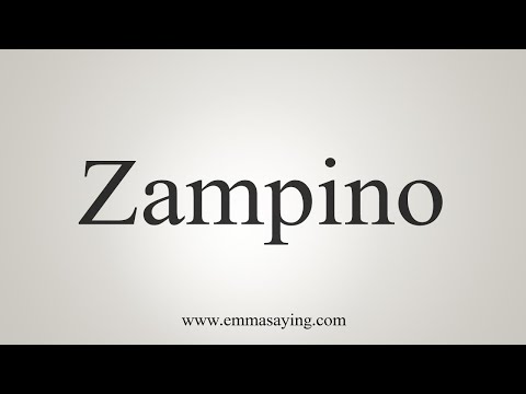 How To Say Zampino