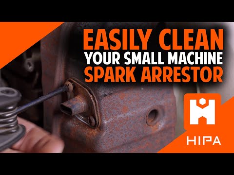 Easiest way to clean the spark arrestor in a chainsaw, trimmer, or blower.